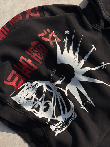 Last Ruler Enzyme Wash Hoodie