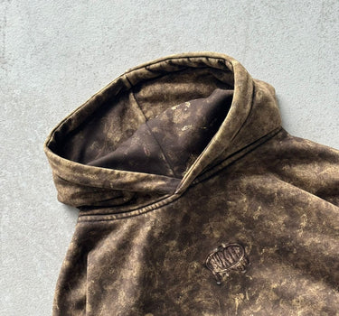 Caffe Latte Acid Wash Hoodie