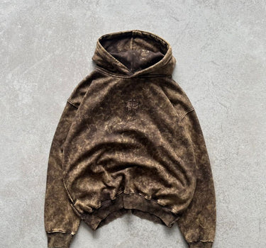 Caffe Latte Acid Wash Hoodie