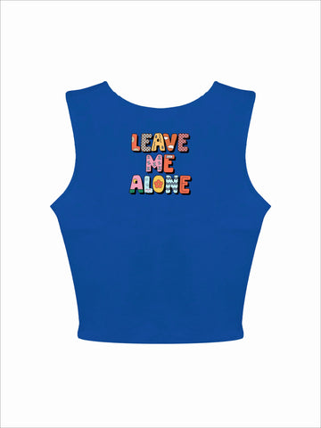 Leave Me Alone - Burge Bae Sleeveless Rachel Tank For Women
