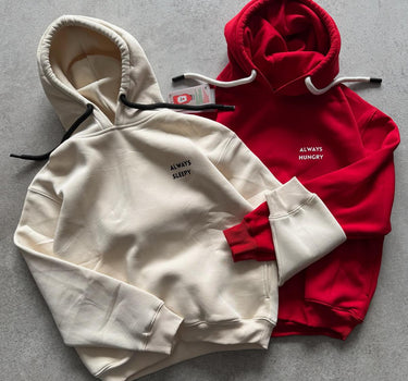 Always Hungry - Always Sleepy Couple Hoodie
