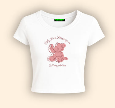 Manipulation It Girl Baby tee for Women