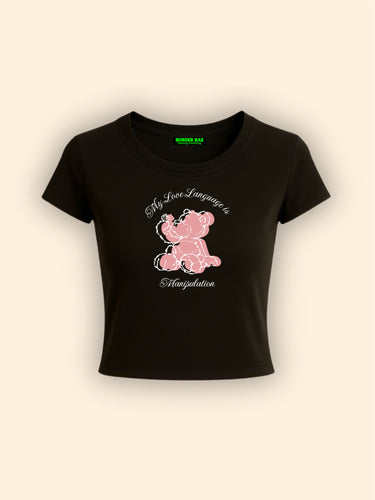 Manipulation It Girl Baby tee for Women
