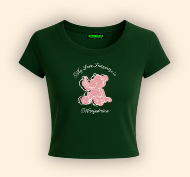 Manipulation It Girl Baby tee for Women