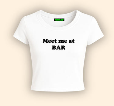 Meet Me at the bar it Girl Baby tee for Women
