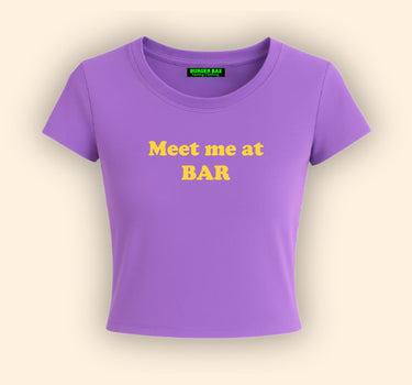 Meet Me at the bar it Girl Baby tee for Women