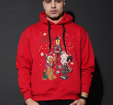 Merry Christmas Hoodie For Men Sweatshirt Burger Bae 