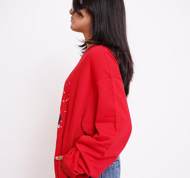 Merry Christmas Sweatshirt Sweatshirt Burger Bae 