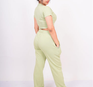 Miami Co-Ord Set (Apple Green) - BurgerBae