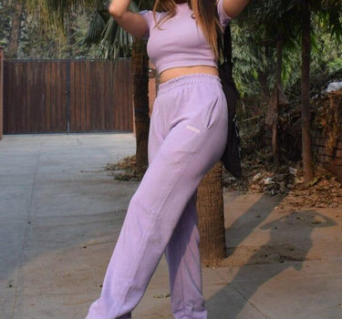 Lavender Miami Co-Ord Set Co-ord set Burger Bae 