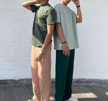 Minimal Burger Logo Regular Tee (T-shirt) For Men T-shirt Burger Bae 