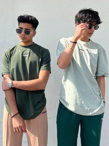 Minimal Burger Logo Regular Tee (T-shirt) For Men T-shirt Burger Bae 