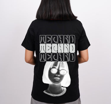 Miss Futuristic Techno : Regular  Tee For Men and Women