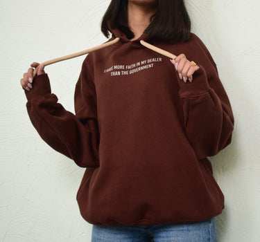 More Faith In My Dealer Hoodie Hoodies Burger Bae 