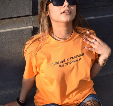 More faith in My Dealer Oversized Tee (T-shirt) Oversized T-shirt Burger Bae 