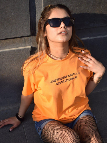 More faith in My Dealer Oversized Tee (T-shirt) Oversized T-shirt Burger Bae 