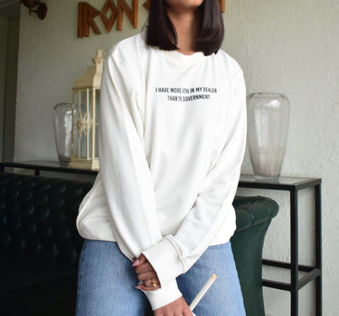 More Faith In My Dealer Sweatshirt Sweatshirt Burger Bae 