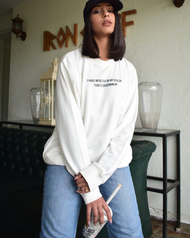 More Faith In My Dealer Sweatshirt Sweatshirt Burger Bae 