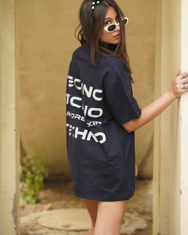 More FKN Techno Oversized Tee (T-shirt) Oversized T-shirt Burger Bae 