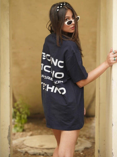 More FKN Techno Oversized Tee (T-shirt) Oversized T-shirt Burger Bae 