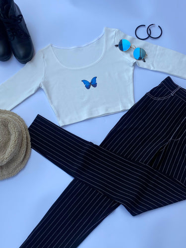 Morpho Y2K Top Tops Burger Bae 