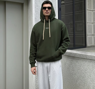 Moss Green : Ye Heavyweight Baggy Hoodie For Men and Women