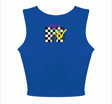 I want My MTV (Check) : Burger Bae Sleeveless Rachel Tank For Women