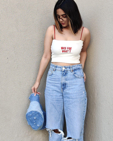 Nice For What Camisole Camisole Burger Bae 