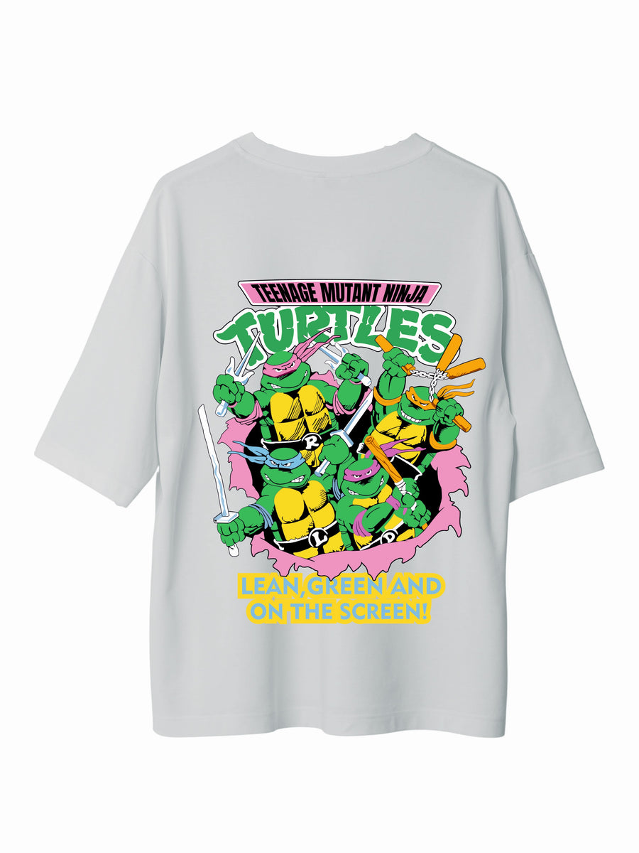 Mutant Ninja Turtles - Burger Bae Oversized  Tee For Men and Women