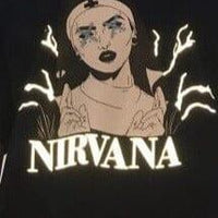 Nirvana- The NUN Regular Tee (T-shirt) T-shirt Burger Bae S Black 