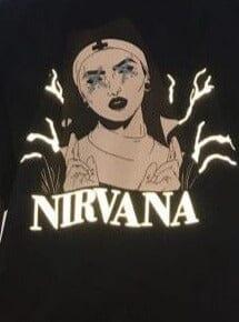 Nirvana- The NUN Regular Tee (T-shirt) T-shirt Burger Bae S Black 