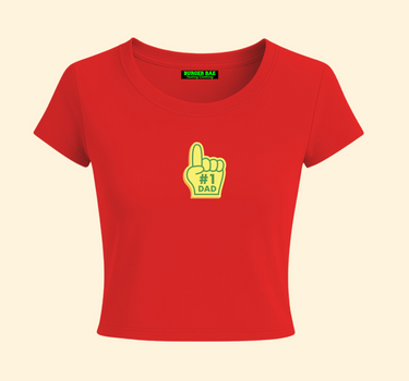 No. 1 Dad it Girl Baby tee for Women