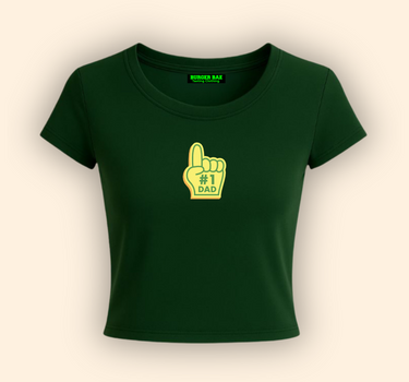 No. 1 Dad it Girl Baby tee for Women