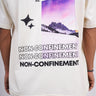 Non-Confinement Round Neck Drop Sleeved Oversized Tee (T-shirt) - BurgerBae