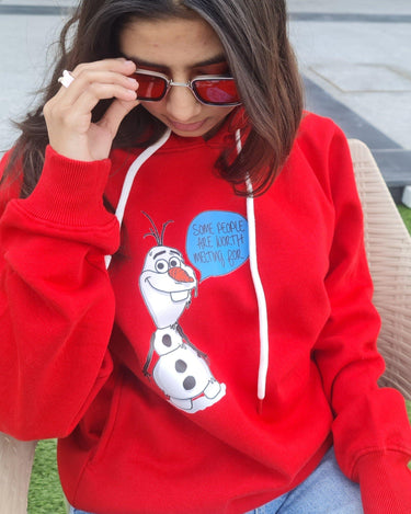 Olaf Hoodie Hoodies Burger Bae S Red 