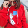 Olaf Hoodie Hoodies Burger Bae S Red 