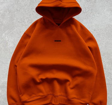 The Burger Bae Hoodie- Bright Orange (Without Draws)