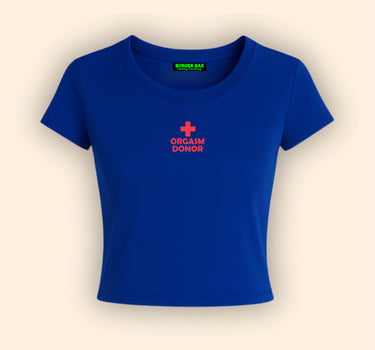Orgasm Donor It Girl Baby tee for Women