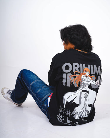 ORIHIMAE Drop-Sleeved Unisex Tee (Bleach Collection Oversized T-shirt) - BurgerBae