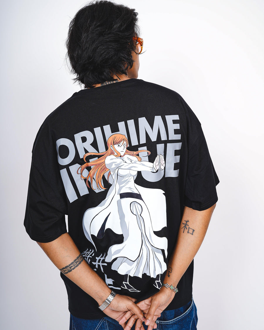 ORIHIMAE Drop-Sleeved Unisex Tee (Bleach Collection Oversized T-shirt) - BurgerBae