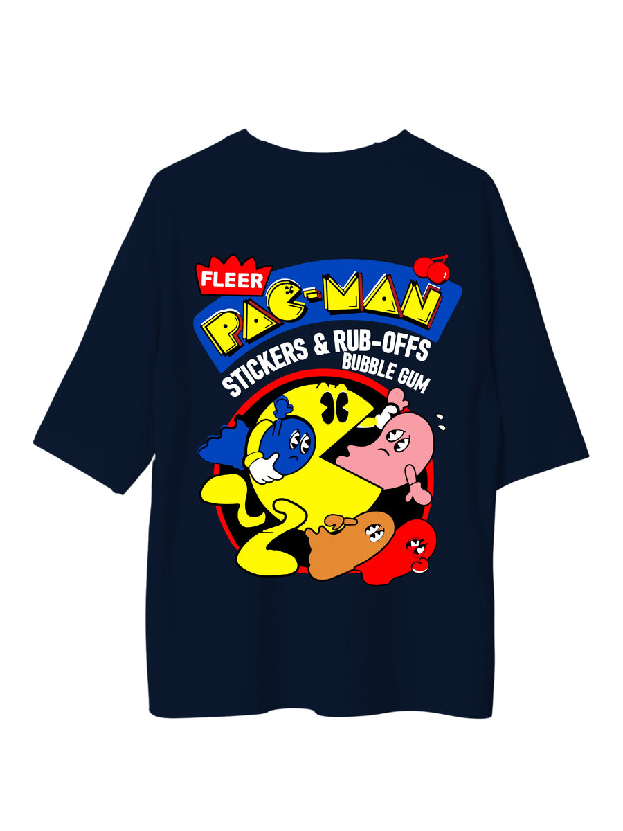 Pac Man - Burger Bae Oversized  Tee For Men and Women