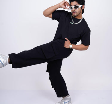 Pass Blunts Drop Shoulder Tee(Green Glow) Drop-Sleeved Tee (T-shirt) - BurgerBae