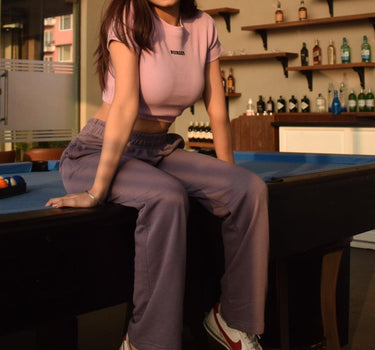 Pastel Miami limited edition Co-Ord Set Co-ord set Burger Bae XS Lilac-Plum 