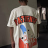 Patience Oversized Tee (T-shirt) Oversized T-shirt Burger Bae Free Size White 