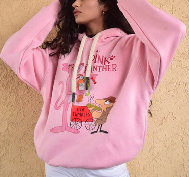 Pink Panther & The Inspector Hoodie Hoodies Burger Bae 