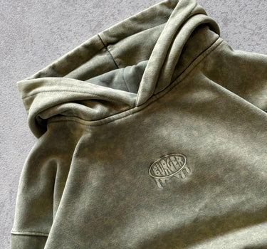 Desert Camouflage Acid Wash Hoodie
