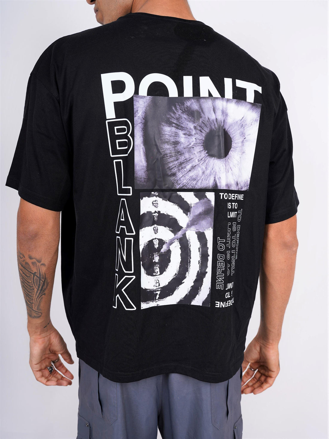 Point Blank Drop-Sleeved Tee (T-shirt) - BurgerBae