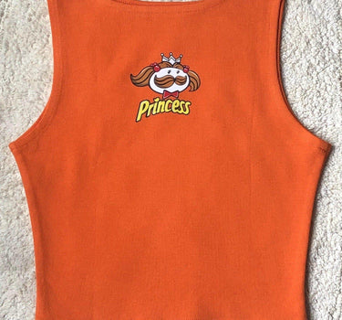 Pringle Princess Rachel Tank Tanks Burger Bae XS Bright Orange 