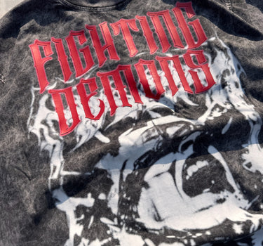 Warborn Acid Wash Drop Sleeved Tee for Men & Women