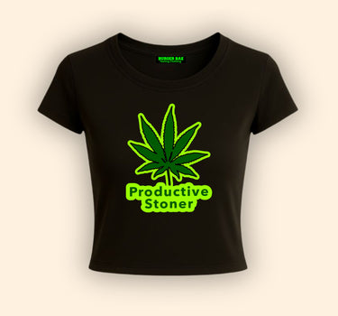 Productive Stoner It Girl Baby tee for Women